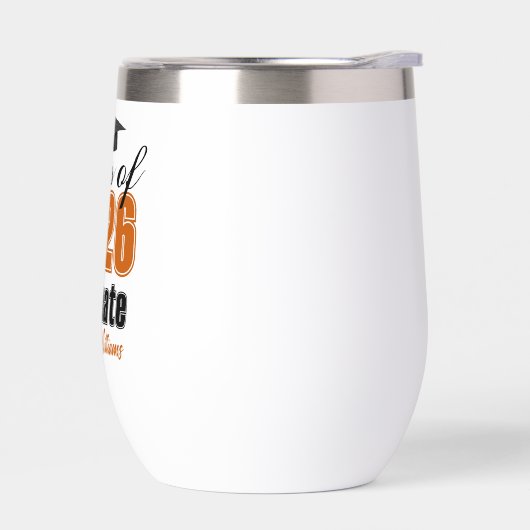 Personalized Orange Class of 2026 Graduation (Gauche)