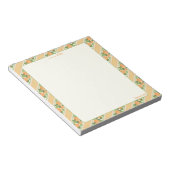 Personalized Orange Grove Striped Notepad   Notitieblok (Schuin)