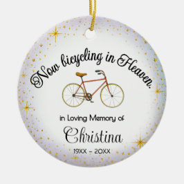 Personalized Ornament | Bicyclist "In Memory"