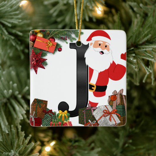 Personalized Ornament with Letter (Boom)