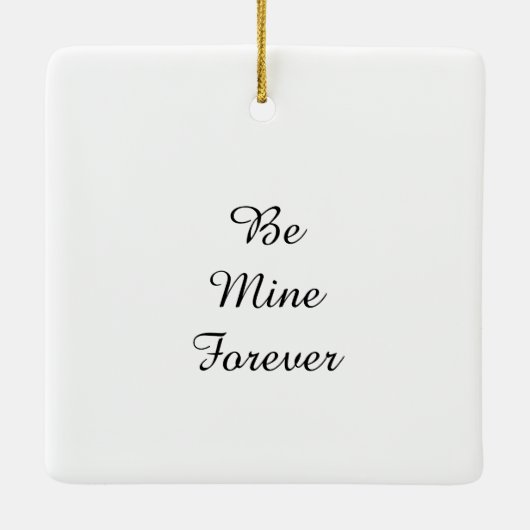 Personalized Ornament with Letter (Achterkant)