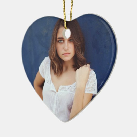 Personalized Ornament with Photo & Custom Message (Links)