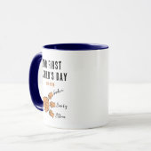 Personalized Our First Father’s Day Mug | New Dad (Devant gauche)