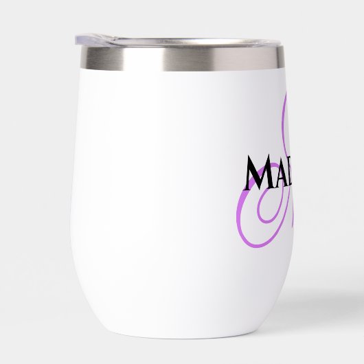 Personalized outdoor wine glass (Droite)