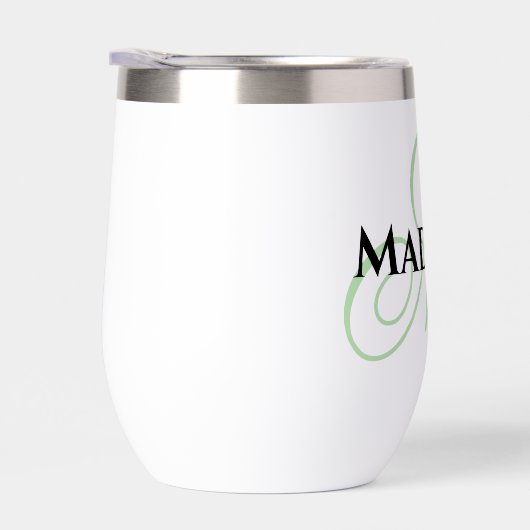 Personalized outdoor wine glass (Droite)