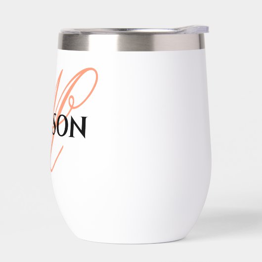 Personalized outdoor wine glass (Gauche)