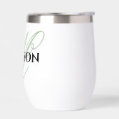 Personalized outdoor wine glass thermal wine tumbl (Gauche)