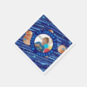Personalized Outer Space Galaxy Birthday Servet (Hoek)