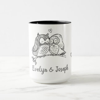 Personalized Owls Love Mok