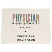 Personalized PA Physician Assistant Afstuderen Groot Cadeauzakje (Voorkant)