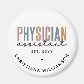Personalized PA Physician Assistant Afstuderen Magneet (Voorkant)
