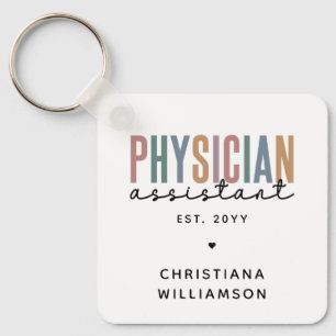 Personalized PA Physician Assistant Afstuderen Sleutelhanger