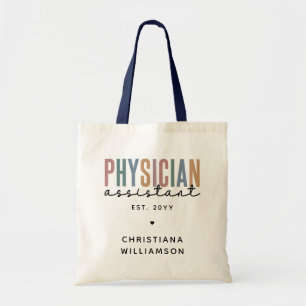 Personalized PA Physician Assistant Afstuderen Tote Bag