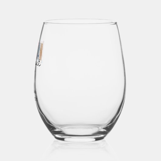 Personalized PA Physician Assistant Afstuderen Wijnglas Zonder Voet (Links)