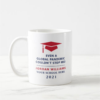 Personalized Pandemic - Graduate Class of 2021 Mug Koffiemok