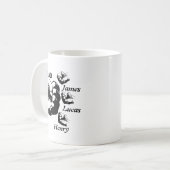Personalized Papa mug, Custom Fathers Day mug (Devant gauche)