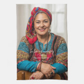 Personalized parastas  theedoek (Verticaal)