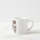 Personalized Pastel Brown Dog Photo Espresso Mug (Droite)