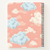 Personalized Pastel Cloud Dreamscape  Notitieboek (Achterkant)