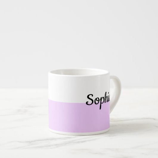 Personalized Pastel Name Mug Custom Coffe Cup gift (Devant droit)