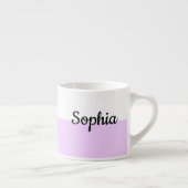 Personalized Pastel Name Mug Custom Coffe Cup gift Espresso Kop (Rechts)