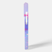 Personalized Pastel Pink Phone Case with Dog Photo (Achterkant / Links)