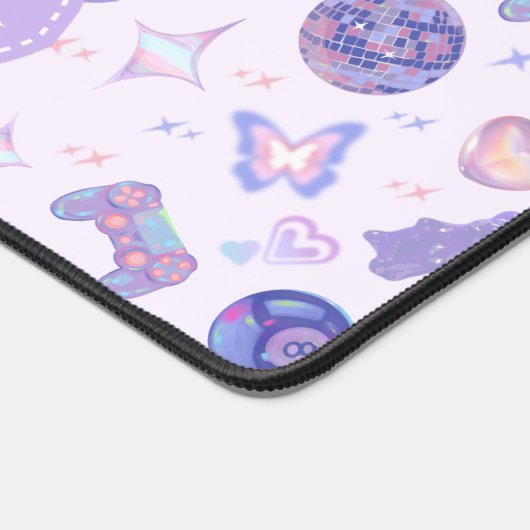 Personalized pastel y2k lavender aesthetic pattern (Coin)