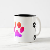personalized paw mug (Devant droit)