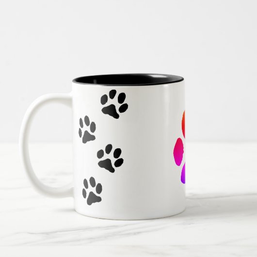 personalized paw mug (Gauche)