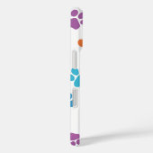 Personalized Paw Print iPhone Case – Custom Name  (Achterkant / Rechts)