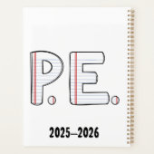 Personalized PE Teacher Planner with Initial (Dos)