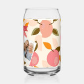 Personalized Peach Pattern Cute Retro Summer (Gauche)
