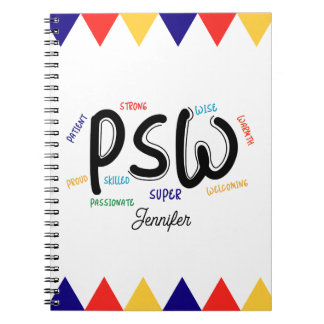 Personalized Personal Support Worker PSW  Notitieboek