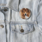 Personalized Pet Dog Lover Photo Ronde Button 5,7 Cm (In situ)