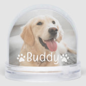 Personalized Pet Dog Name and Photo Custom (Arrière)