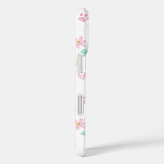 Personalized Pet Love & Pastel Whimsy Case-Mate iPhone Case (Achterkant / Rechts)