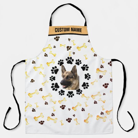 Personalized Pet Memorial Apron | Custom Name Schort (Voorkant)