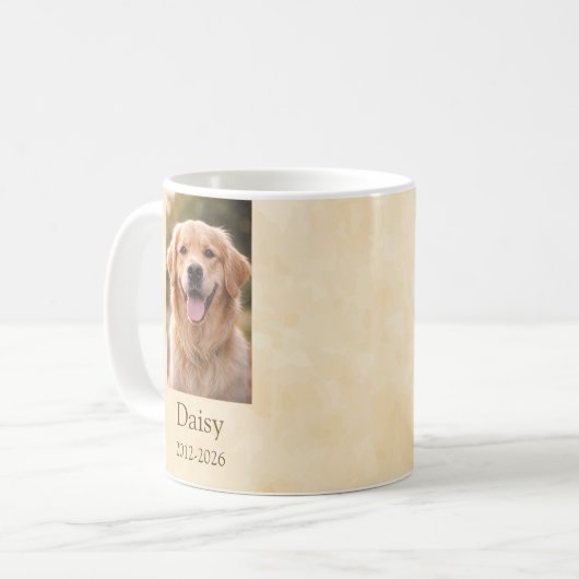 Personalized Pet Memorial Mug (Devant gauche)