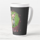 Personalized Pet Photo Latte Mug (Angle droit)