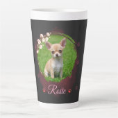 Personalized Pet Photo Latte Mug (Devant)
