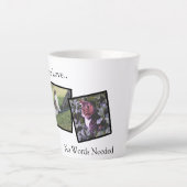 Personalized Pet Photo Latte Mug (Droite)