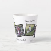 Personalized Pet Photo Latte Mug (Devant)