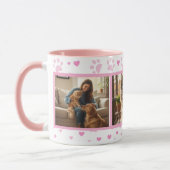 Personalized Pet Photo Mug Custom 3-Picture (Gauche)