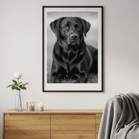 Personalized pet photo poster, pet memorial gift