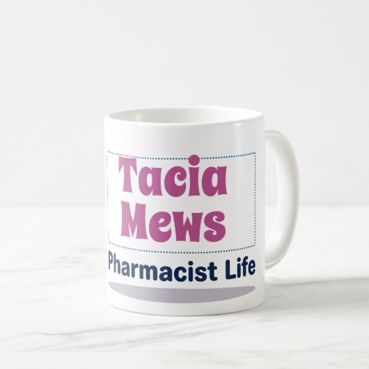 Personalized Pharmacist Life Mug (Devant droit)