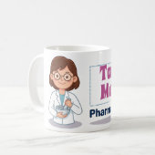 Personalized Pharmacist Life Mug Koffiemok (Voorkant links)