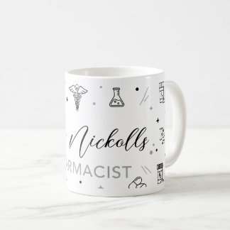 Personalized Pharmacist Mug | Elegant Handwritten  Koffiemok