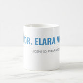 Personalized Pharmacist Mug | Modern Split Layout  (Centre)