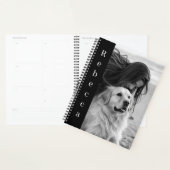 Personalized Photo and Name Black and White (Devant avec enveloppe)