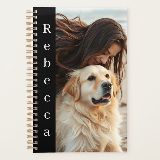 Personalized Photo and Name  Planner (Voorkant)